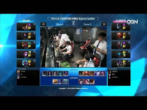 CJ vs JAG Game 2 Highlights - CJ ENTUS vs JIN AIR GREEN WINGS – REGIONALS LCK Champions Korea Summer