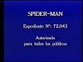 SPIDER MAN 2002 Intro VHS España Créditos Iniciales