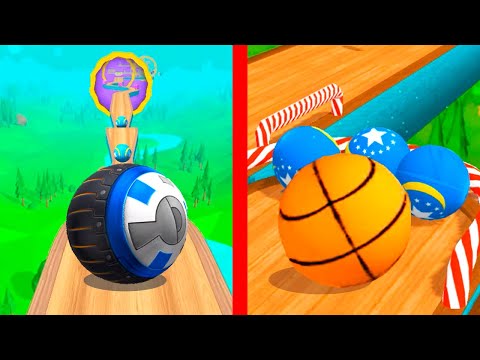🌎🌕Portal Run Going Balls Vs Sky Ball Jump New Mobile Update Gameplay #3