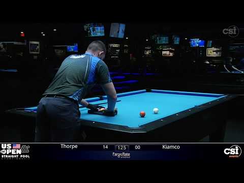SEMI FINAL: Billy Thorpe vs Warren Kiamco | 2019 US Open Straight Pool Championship