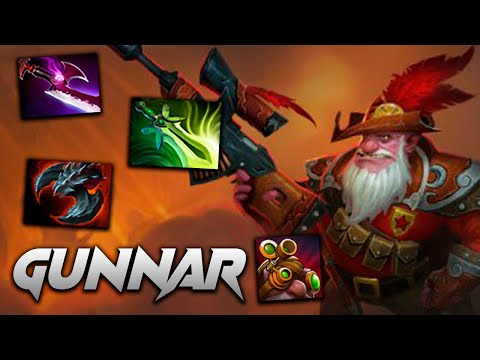 Gunnar Sniper Marksman - Dota 2 Pro Gameplay [Watch & Learn]