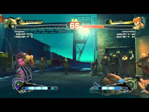 SSF4 AE: Zangitan (Zangief) vs ramunekka (Adon) - Ranked Match (720p HD)