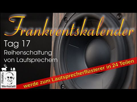 Just do it wrong | Part 17 - Speakers in a row | #FRANKVENTSCALENDAR