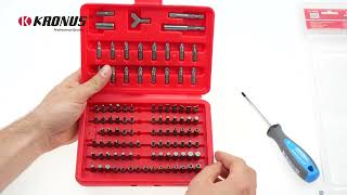 Set universal 101 biti si accesorii Kronus 701508