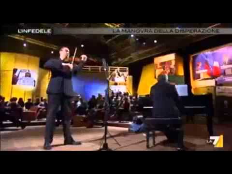 L'Infedele di Gad Lerner. Duo Francesco De Angelis - Roberto Paruzzo Vl&Pf (24.10.2011)