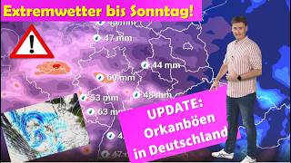 ⚠️ Höchste Warnstufe! DWD warnt vor Orkanböen bis 150 km/h – Luise heute, Manja 