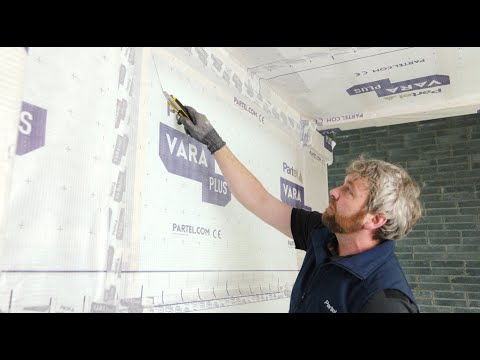 How to install a smart vapour control layer - Partel VARA PLUS Product System Installation