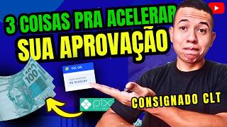 FAÇA 3 COISAS AGORA✅ Contrato APROVADO rapidamente EMPRÉSTIMO CLT