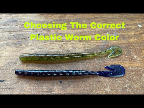 How To Choose The Correct Plastic Worm Colo￼r…