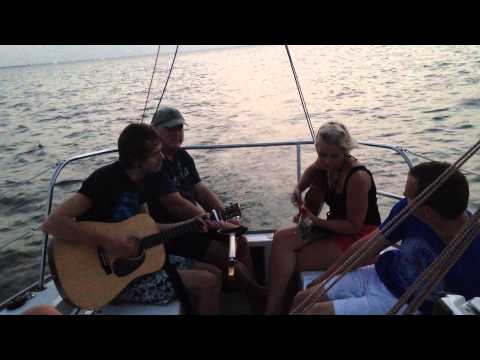 Beat Root The Band write a new song on a sailboat.