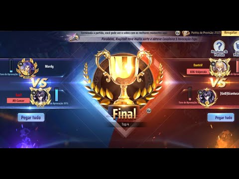 🔴SEMI FINAL INTERSERVIDOR BRASIL VS EUROPA + PVP MELEE - SAINT SEIYA AWAKENING