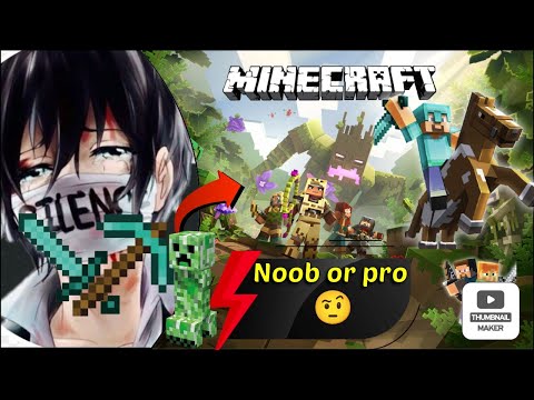 Is A2 a Minecraft Pro or Noob? Shocking Gameplay Revealed! 🤨 #trending