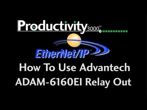 Productivity EtherNet/IP: Advantech ADAM-6160EI Relay Out from AutomationDirect