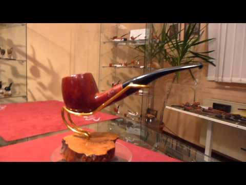 Pipa radica ROSSI half bent apple - www.paronellipipe.it