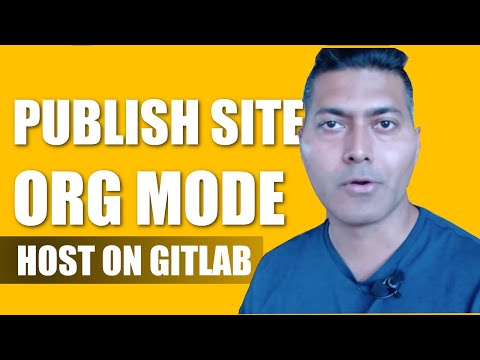 Moving LinuxIndya.com to Org Mode (Emacs) and publish using GitLab