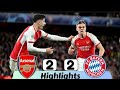 Arsenal vs Bayern Munich (2-2) |all goals and extended highlights | Uefa Champions League 23/24 #ucl