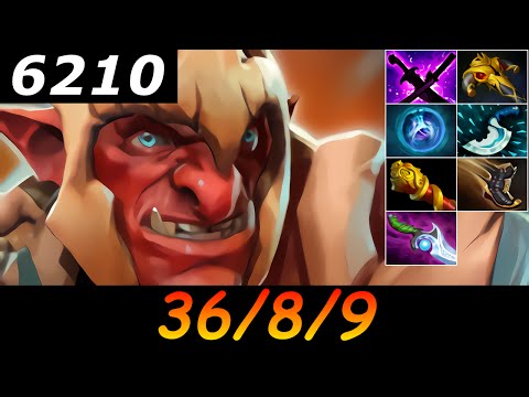 Dota 2 Troll Warlord 6210 MMR 36/8/9 (Kills/Deaths/Assists) Ranked Full Gameplay
