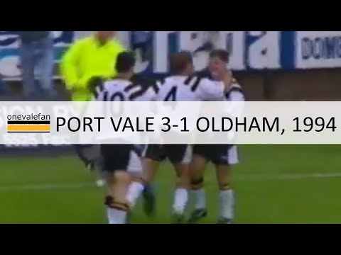 Port Vale 3-1 Oldham, 1994