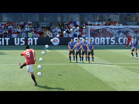 FIFA 18/17 ALL FREE KICKS TUTORIAL | TRIVELA, KNUCKLEBALL, DRIVEN, RABONA !