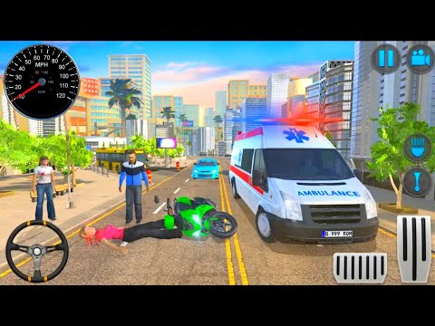 Emergency Ambulance Driving Rescue Simulator🚔 Skilled Driver || Gameplay 01 || Flash Games Zone
