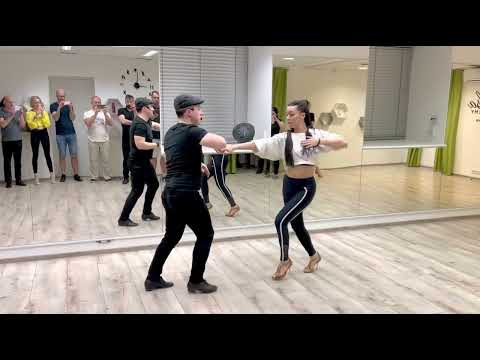 Salsa partnerwork by Alina & Eddie in Tallinn