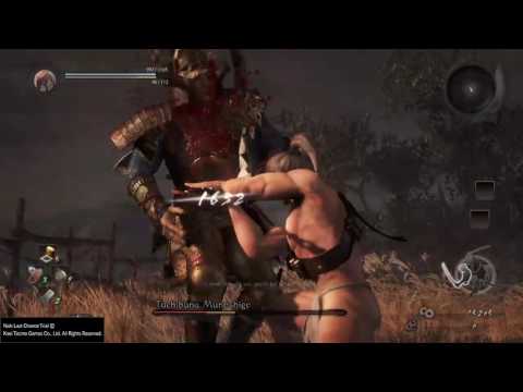 Nioh Last Chance Trial: Tachibana Boss (nude, barehanded & no talisman)