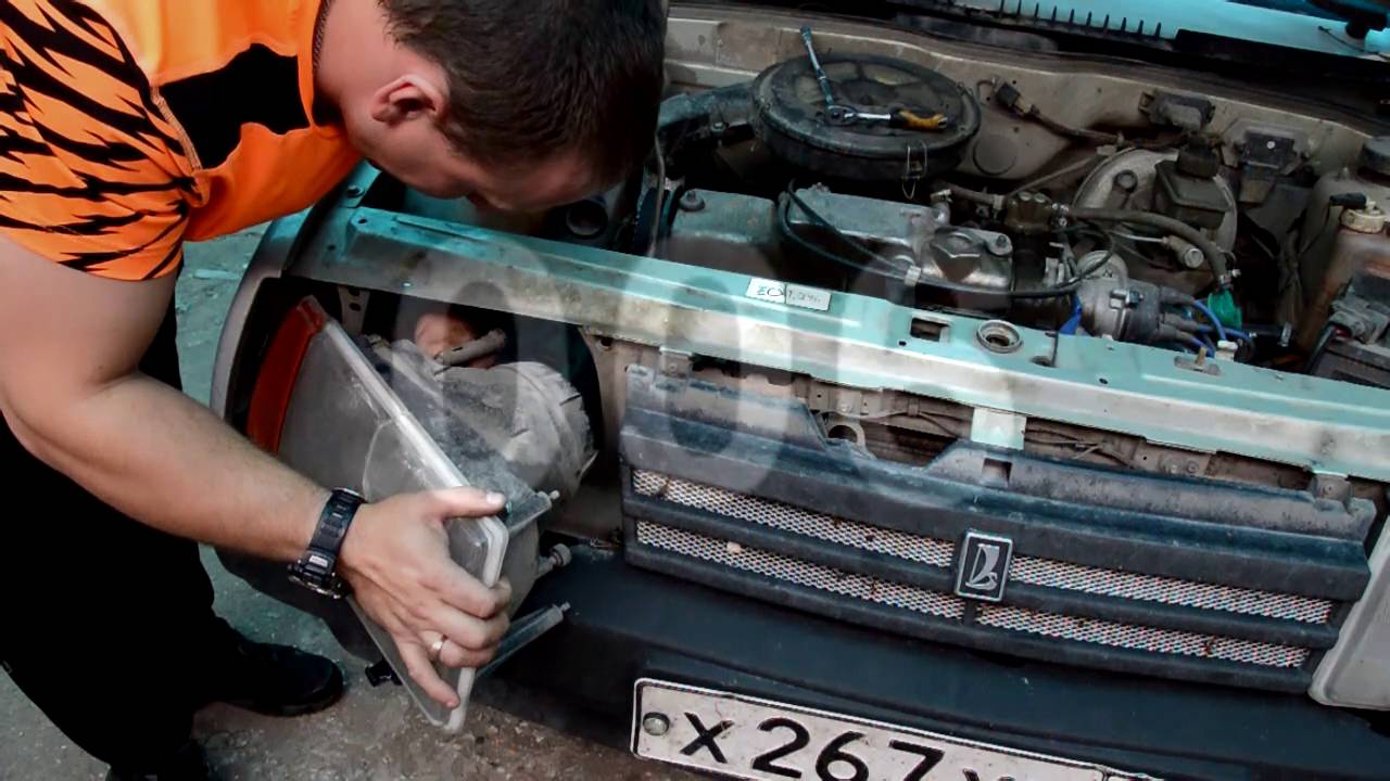 Как снять фару ВАЗ 2109: пошаговая инструкция