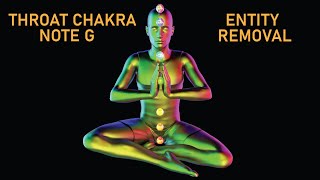 Throat Chakra Note G 🙏 Entity Removal 🙏 Subliminal Exorcism Prayer 🙏 Boosted Affirmations