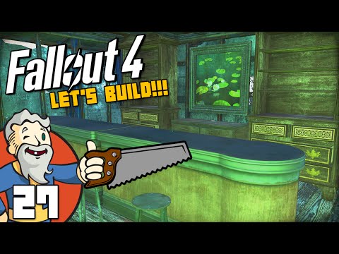FIXED! "SWANK HOTEL BAR!!!" Fallout 4 LET'S BUILD Part 27 - 1080p HD PC Gameplay Walkthrough