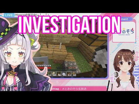 Hololive Cut - Tokino Sora Received A Quest From Shion And Investigate Her House | Minecraft [Hololive/Eng Sub]