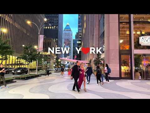 [4K] NYC Sunset into Night Walk: The City Glows as Night Falls 🌇 May. 2025
