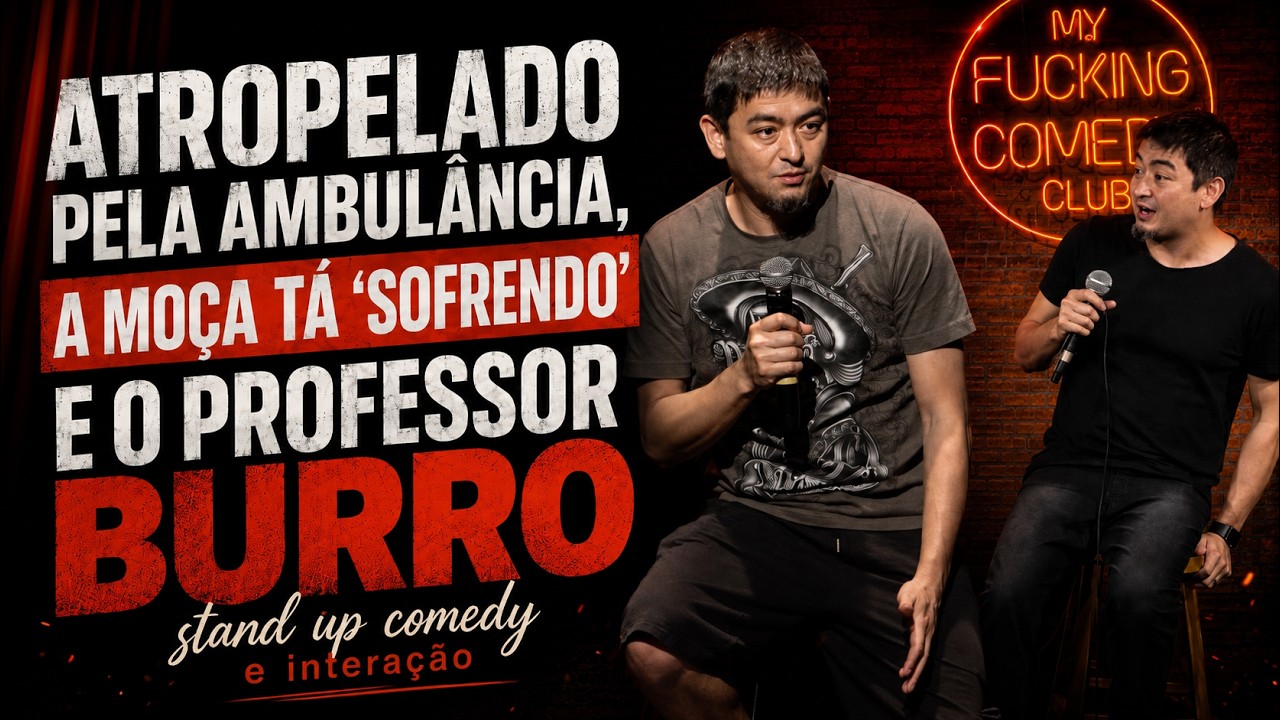 Melhores Momentos: ATROPELADO PELA AMBULÂNCIA, A MOÇA QUE TERMINOU E O PROFESSOR | André Santi |