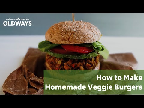 How to Make Veggie Burgers from Scratch—Oat & Bean Burger Recipe from Plant Forward Plates