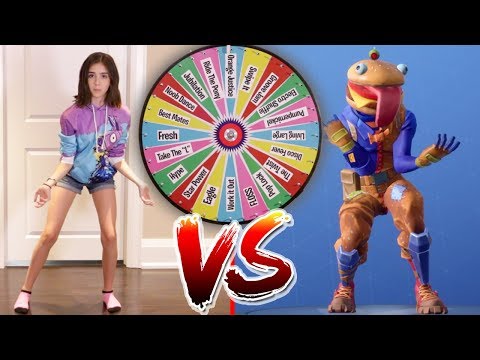 FORTNITE DANCE MYSTERY WHEEL CHALLENGE!! (In Real Life)