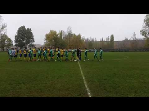 Rozpoczęcie meczu trampkarzy MKP NOTEĆ INOWROCŁAW - KS CUIAVIA INOWROCŁAW -22.10.2016r