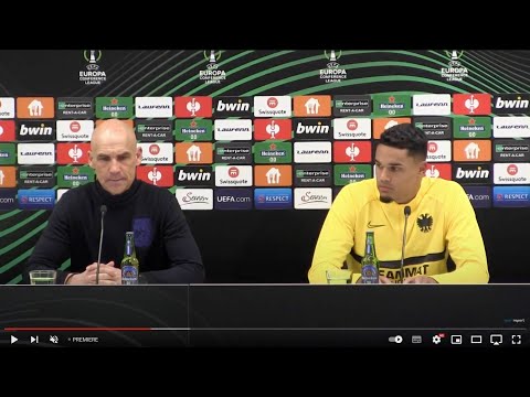 Trainer Thomas Letsch & Danilho Doekhi (Vitesse Arnheim) - die Stimmen nach dem Spiel  gegen Rapid