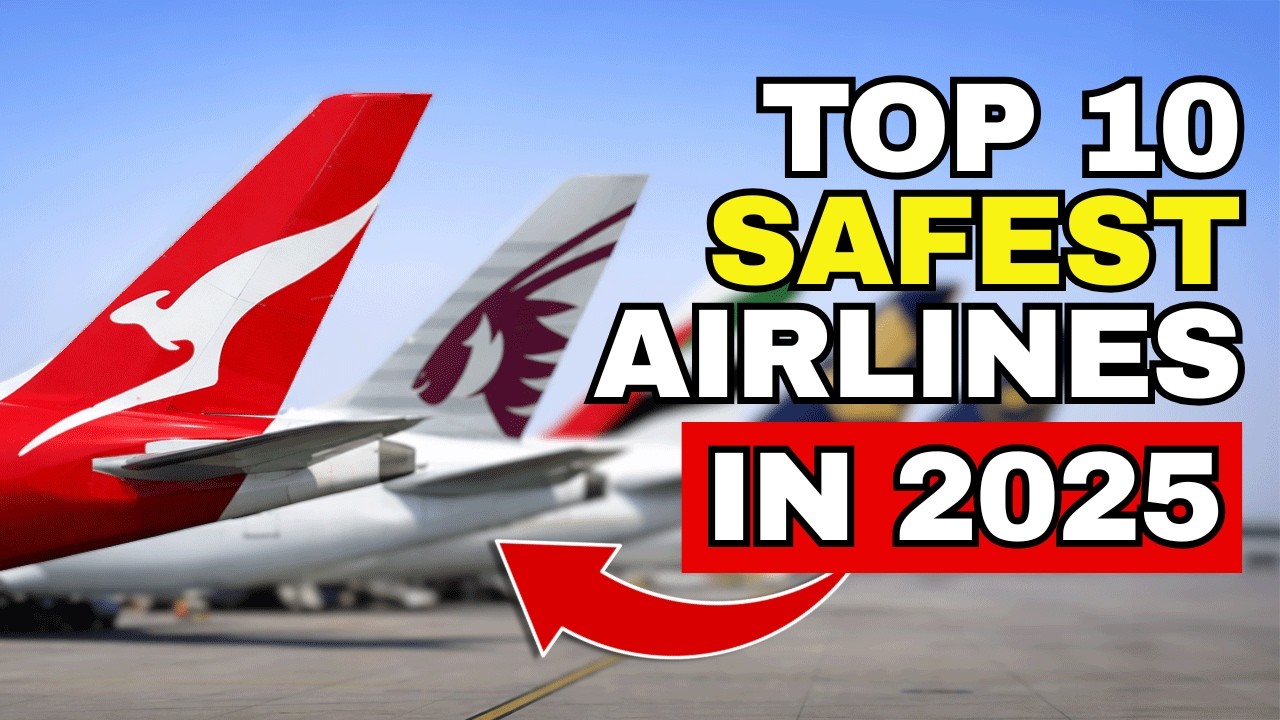 TOP 10 SAFEST AIRLINES in the World in 2025