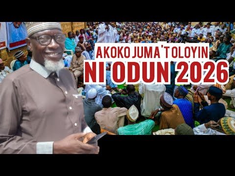FIRST JUMA'T IN 2026 AL-HAMDULILAH. BY SHEIKH BUKHARI MUSA AJIKOBI1
