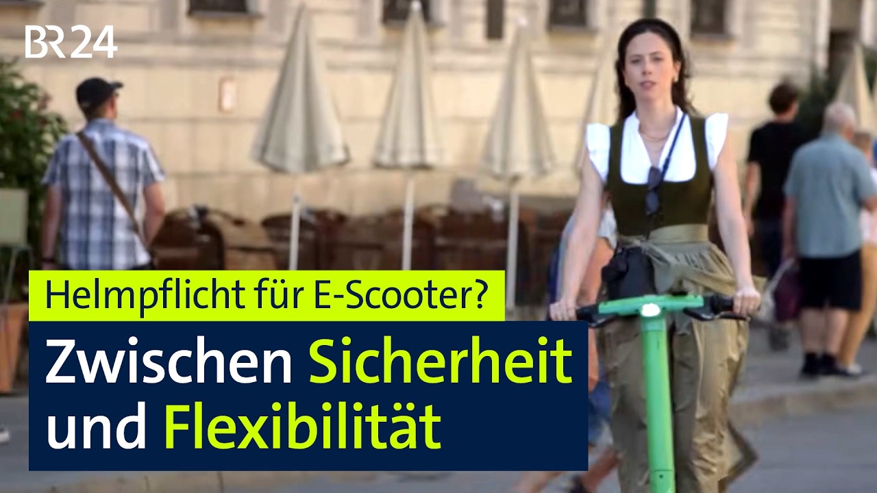 Verkehrssicherheit: Helmpflicht für E-Scooter?! I Abendschau I BR24