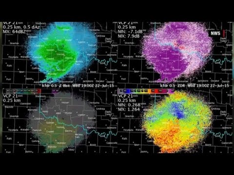 Doppler Radar Detects Locust Swarm