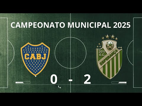 BOCA JUNIOR E ESPERANÇA CAMPEONATO MUNICIPAL 2025| NAZARÉ-TO