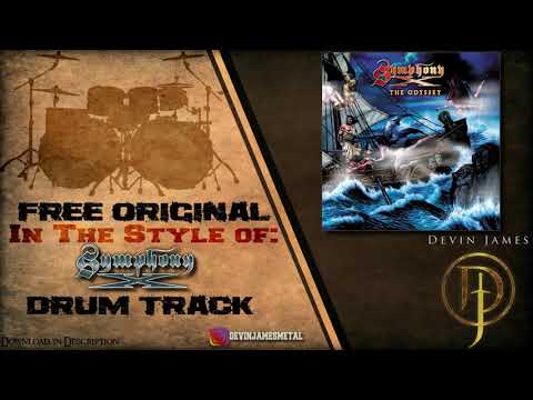 Symphony X Styled Free Original Drum Track - 189 BPM (FREE WAV & MIDI DOWNLOAD)