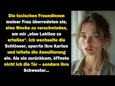 Sie verschwand eine Woche, um mir eine „Lektion“ zu erteilen – ich beendete die Ehe für immer