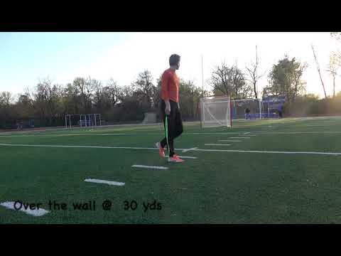 Burke  Soccer free kicks at JBS 4-12-20 and 4-15-20