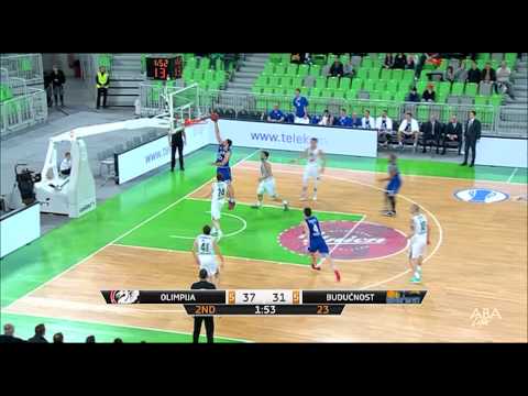 ABA Liga 2014/15, Round 22 highlights: Union Olimpija - Budućnost VOLI (15.02.2015)