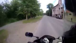 videos de risa  accidente de moto con un perro