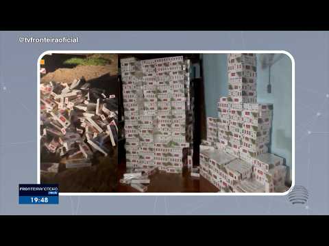 Cigarros contrabandeados são apreendidos em Presidente Epitácio