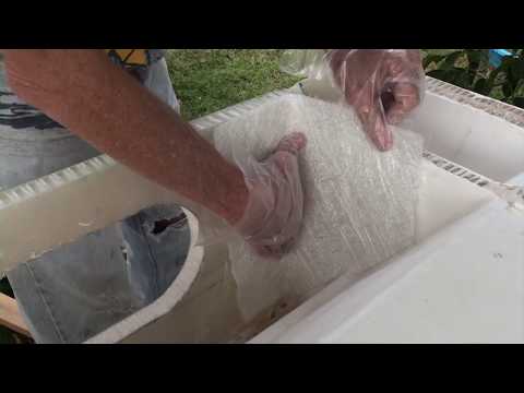 Making Nidacore countertop on a boat transom