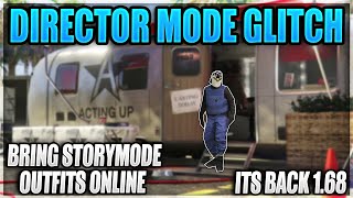 *BRAND NEW* GTA 5 ONLINE DIRECTOR MODE GLITCH 1.68! GTA 5 BRING STORY MODE OUTFITS ONLINE GLITCH!