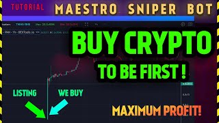 How to Buy Tokens at the Lowest Price Using Maestro Sniper Bot